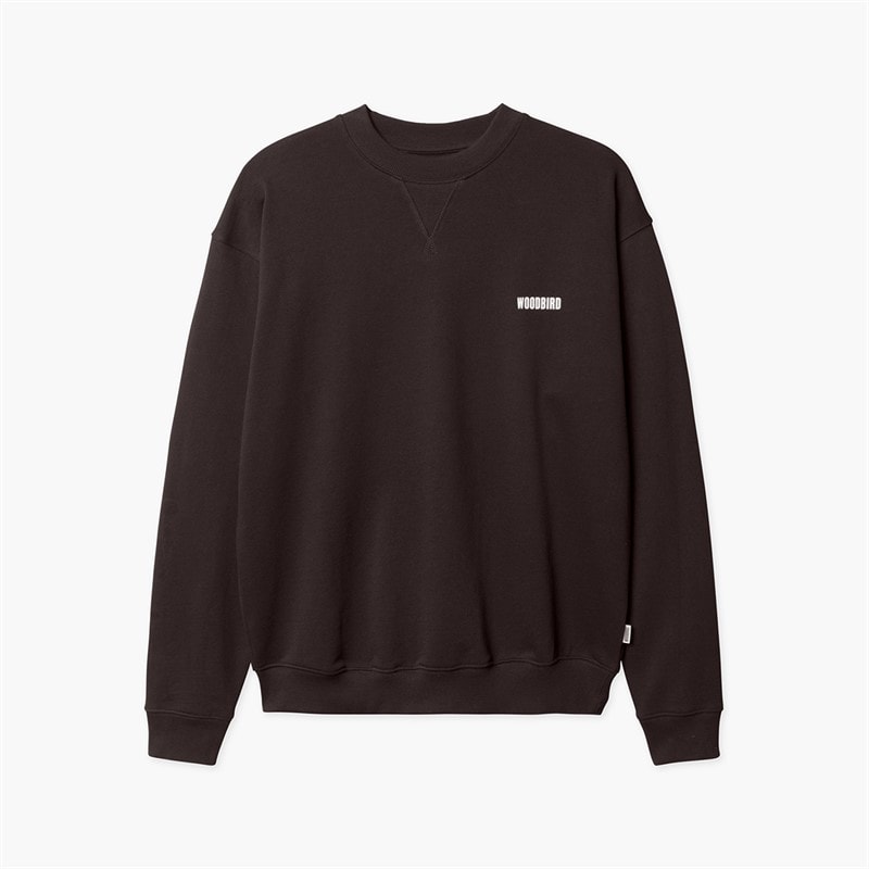 Woodbird Herre Cane HKDK Sweatshirt Brun - Billede 2