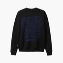 Woodbird Herre Cane Wobble Sweatshirt Sort