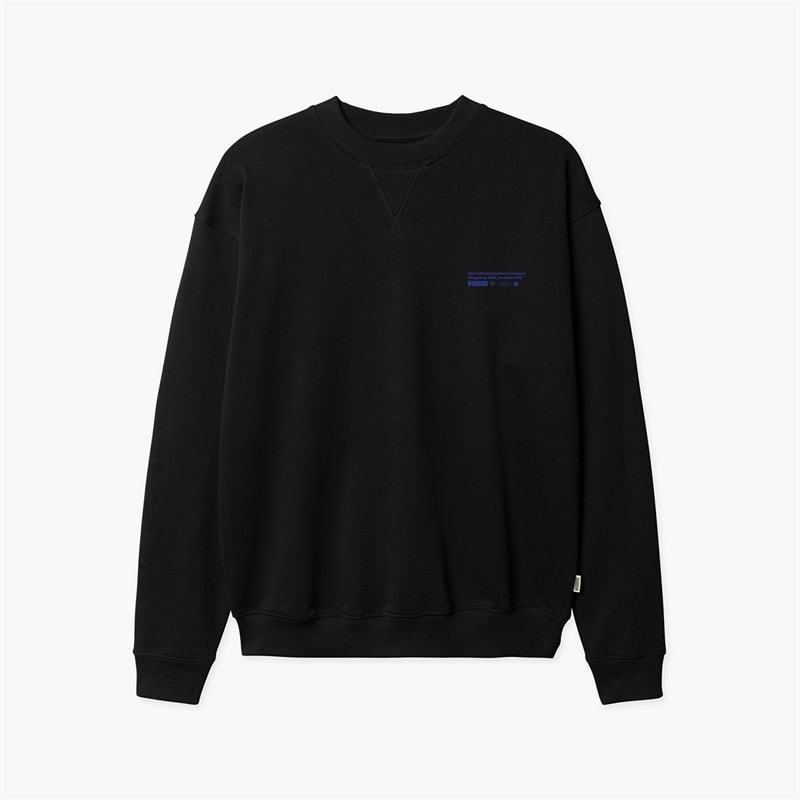 Woodbird Herre Cane Wobble Sweatshirt Sort - Billede 2