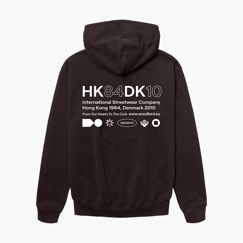 Woodbird Herre Pacs HKDK Hoodie Brun