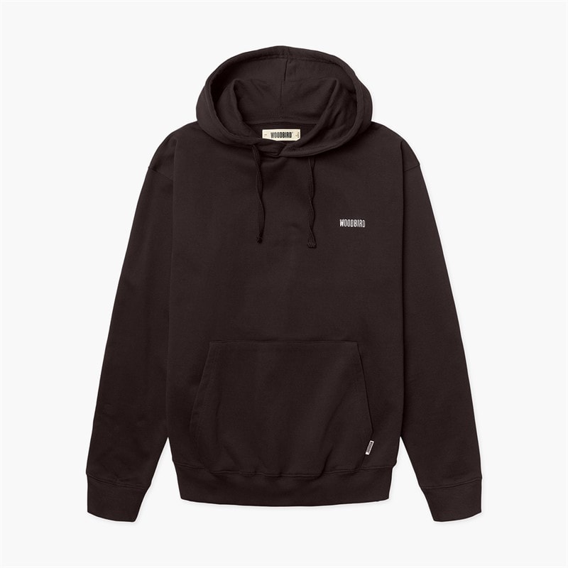Woodbird Herre Pacs HKDK Hoodie Brun - Billede 2