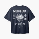 Woodbird Herre Baine Serve T-shirt Navy