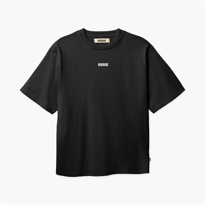 Woodbird Herre Baine T-Shirt Sort - Billede 2