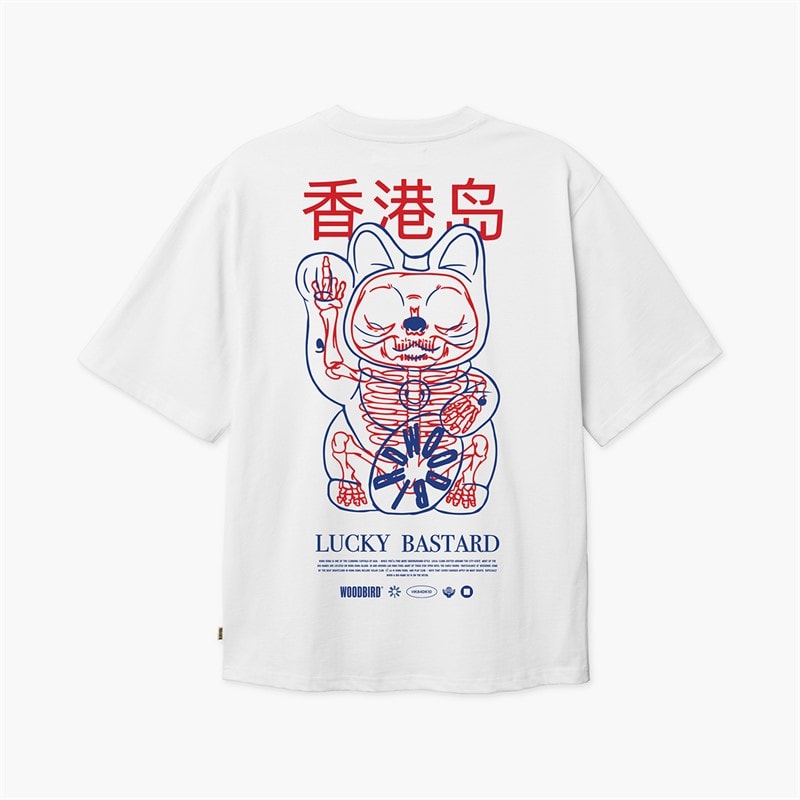 Woodbird Herre Baine T-Shirt Hvid - Billede 1
