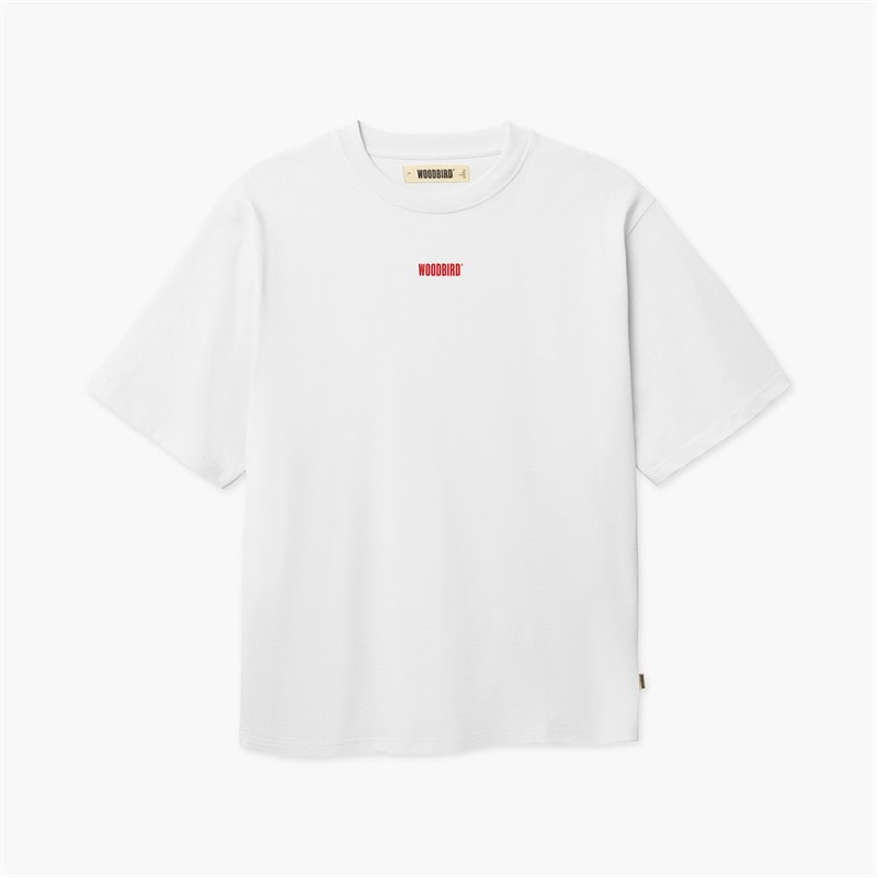 Woodbird Herre Baine T-Shirt Hvid - Billede 2