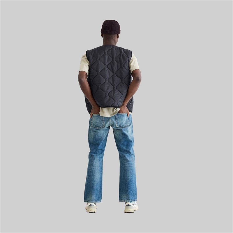 Woodbird Herre Trais Quilt Vest Sort - Billede 2