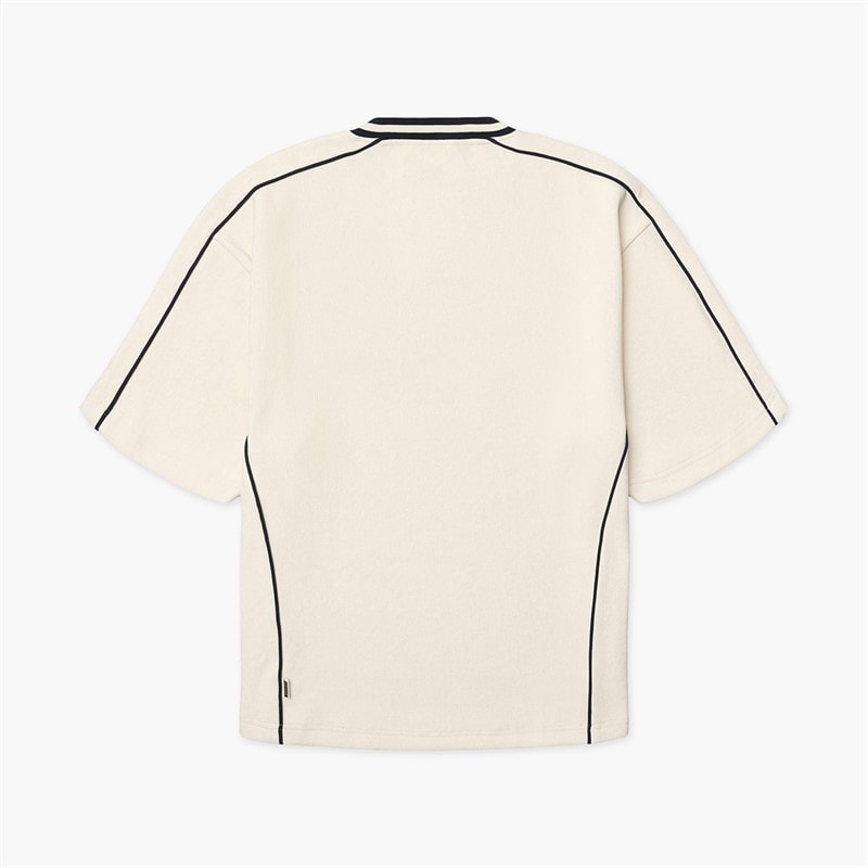 Woodbird Herre Beam 90er Sport T Shirt Off White - Billede 2