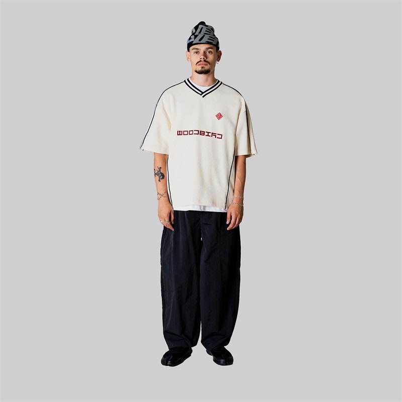Woodbird Herre Beam 90er Sport T Shirt Off White - Billede 5