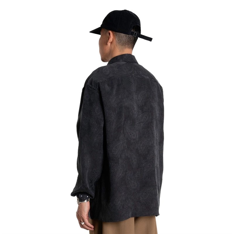 Woodbird Herre Buzo Paisley Skjorte Sort - Billede 2