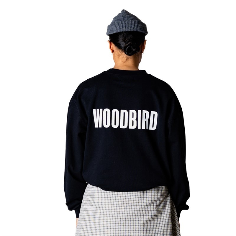 Woodbird Herre Joes Logo Langærmet T-shirt Sort