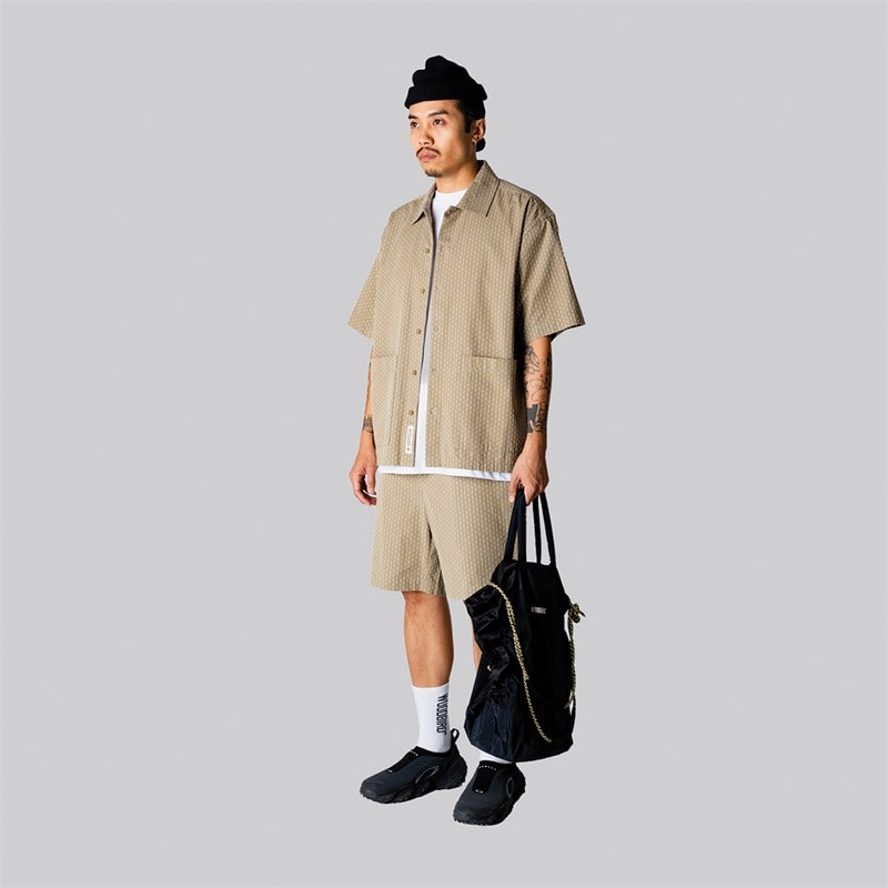 Woodbird Herre Wang Shiko Skjorte Stone - Billede 3