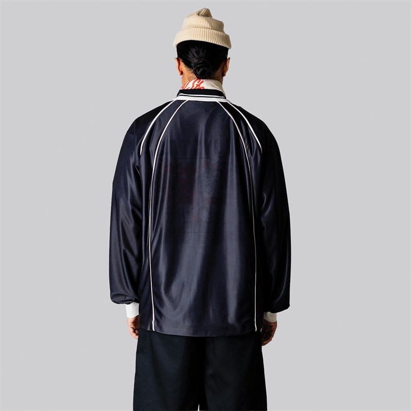 Woodbird Herre Taka Langærmet Poloshirt Sort - Billede 2