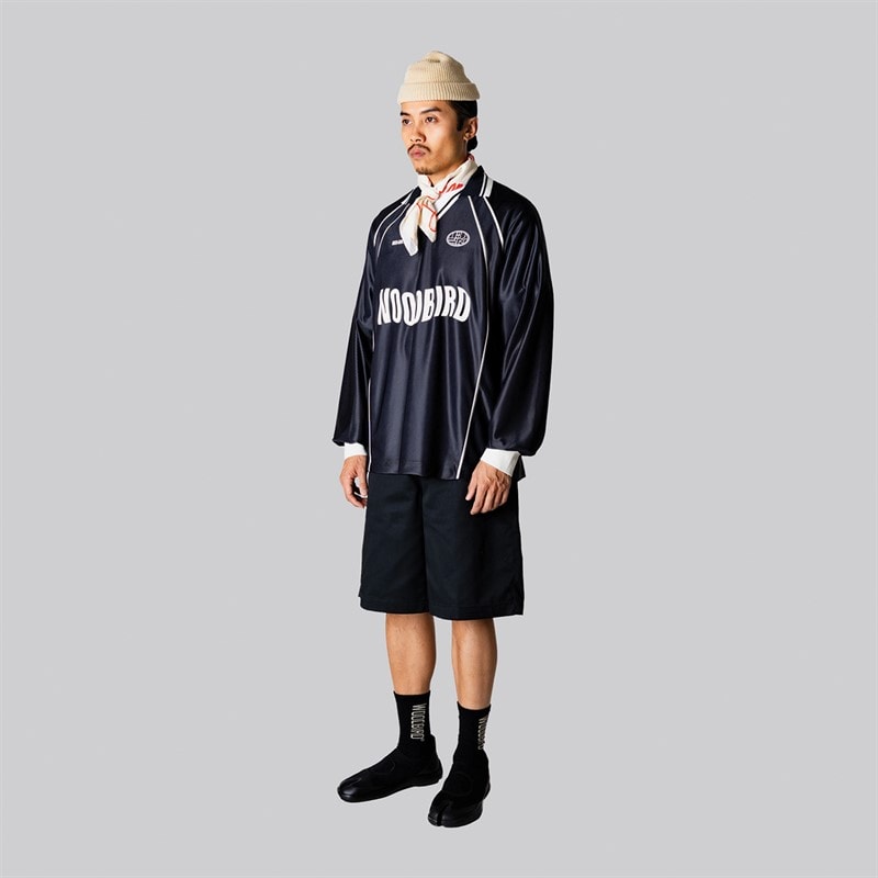Woodbird Herre Taka Langærmet Poloshirt Sort - Billede 3