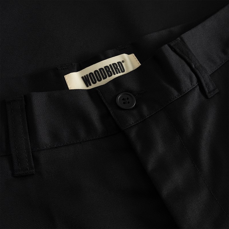 Woodbird Herre Rami Chino Shorts Sort - Billede 3