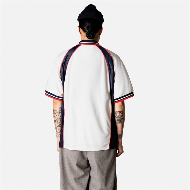 Woodbird Herre Taka Kortærmet Polo Shirt Off White - Billede 2