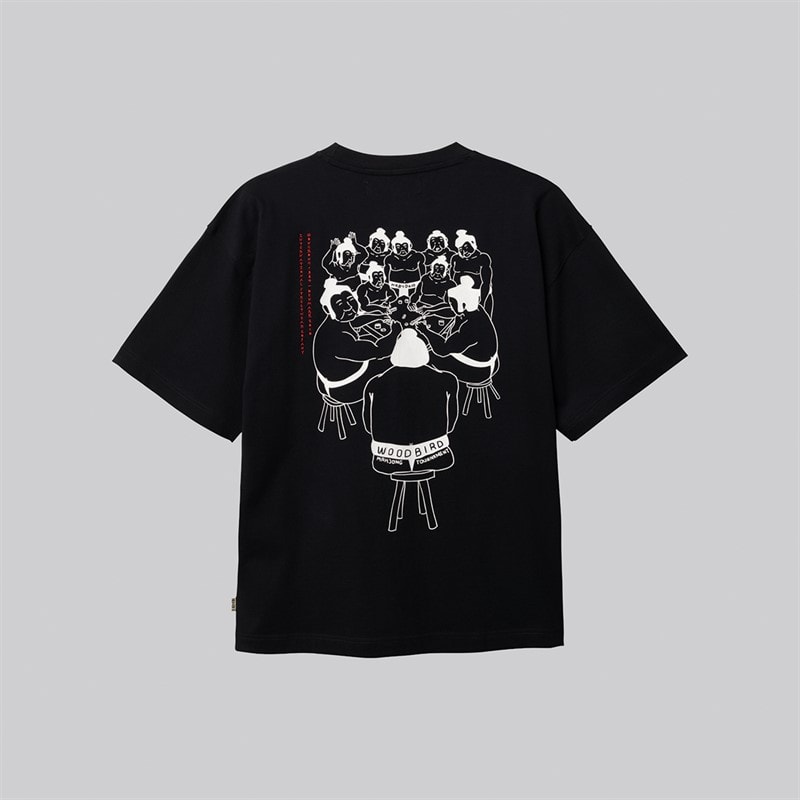 Woodbird Herre Beam Suma T-shirt Sort - Billede 5
