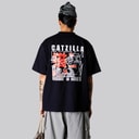 Woodbird Herre Baine Zilla T-shirt Sort