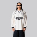 Woodbird Herre Taka Langærmet Poloshirt Off White