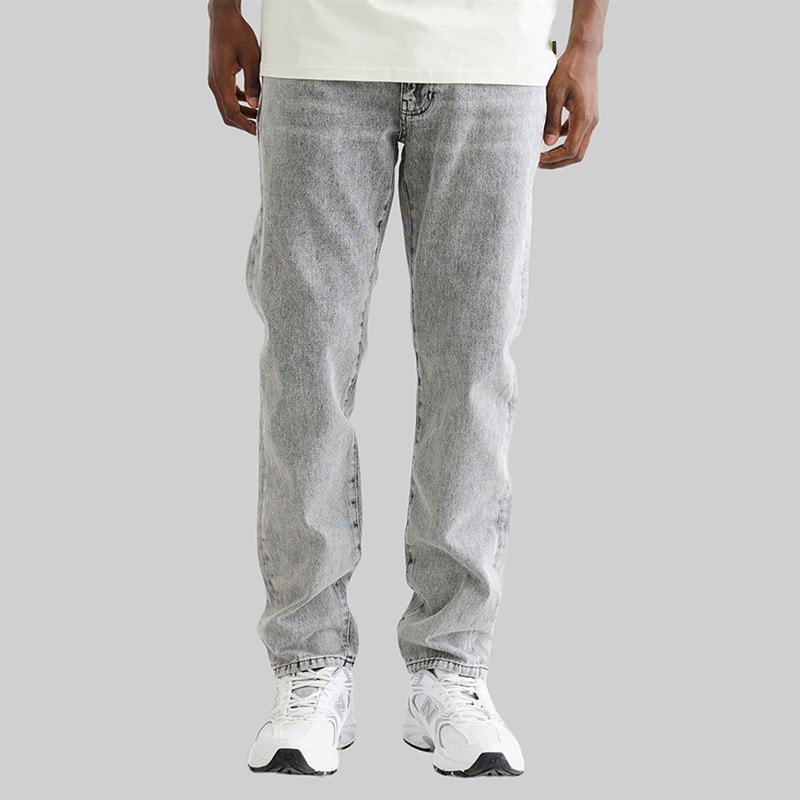 Woodbird Herre Doc Regular Tapered Jeans Grå