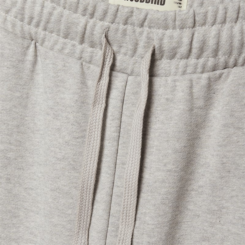 Woodbird Herre Basis Joggers Light Grey Melange - Billede 3