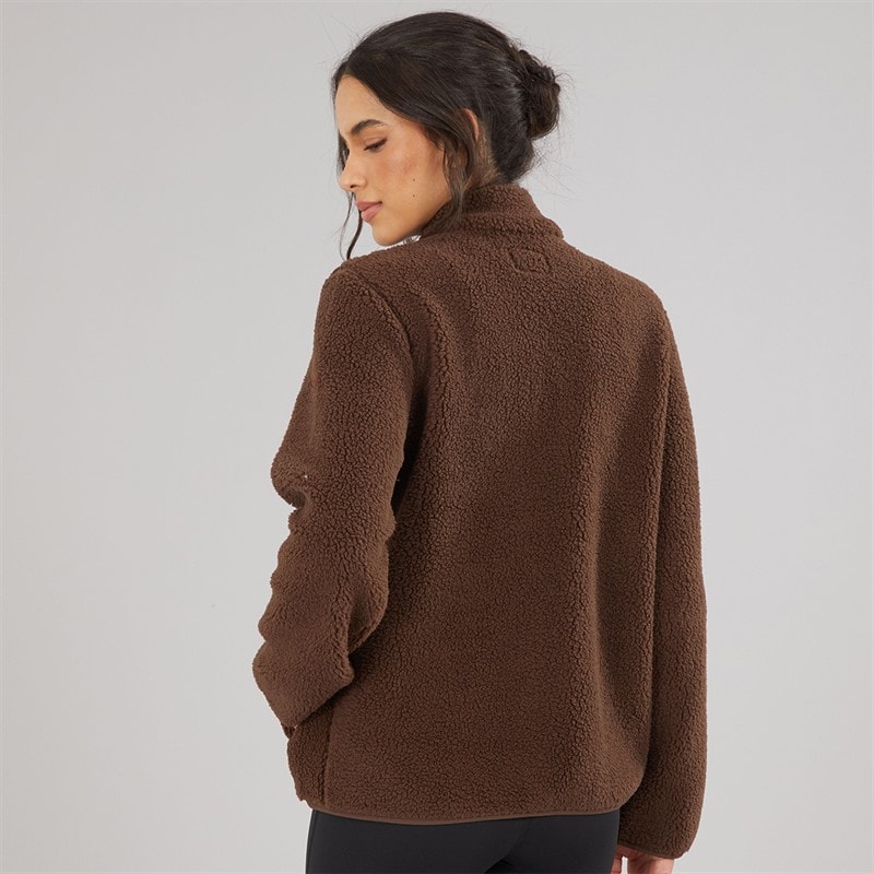 JJ REBEL Dame Mary Fleece Chocolate Brown - Billede 2