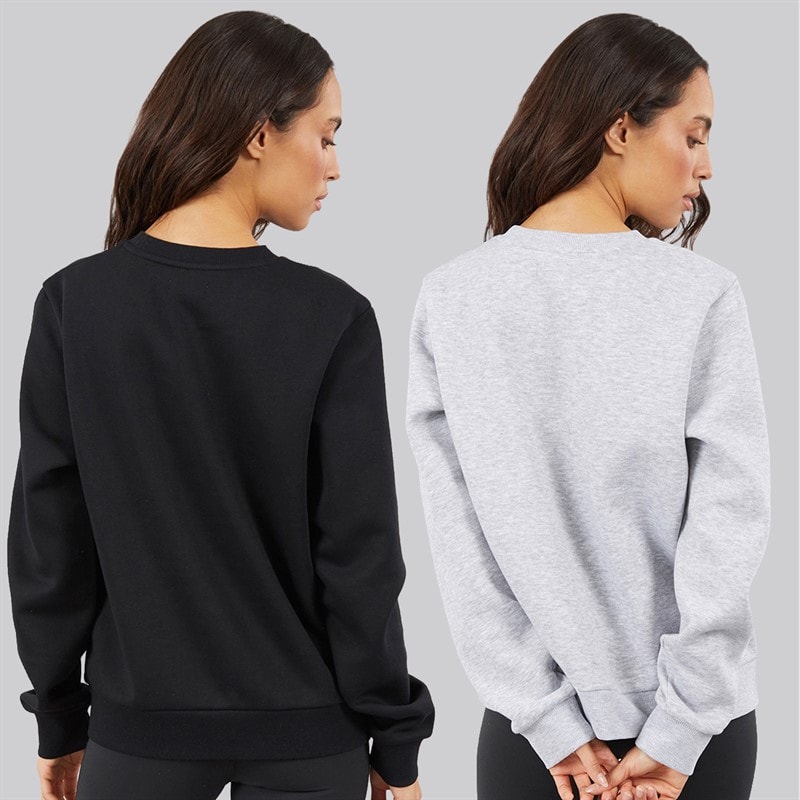 JJ REBEL Dame to pak Viola sweatshirts Sort/Grey Marl - Billede 2