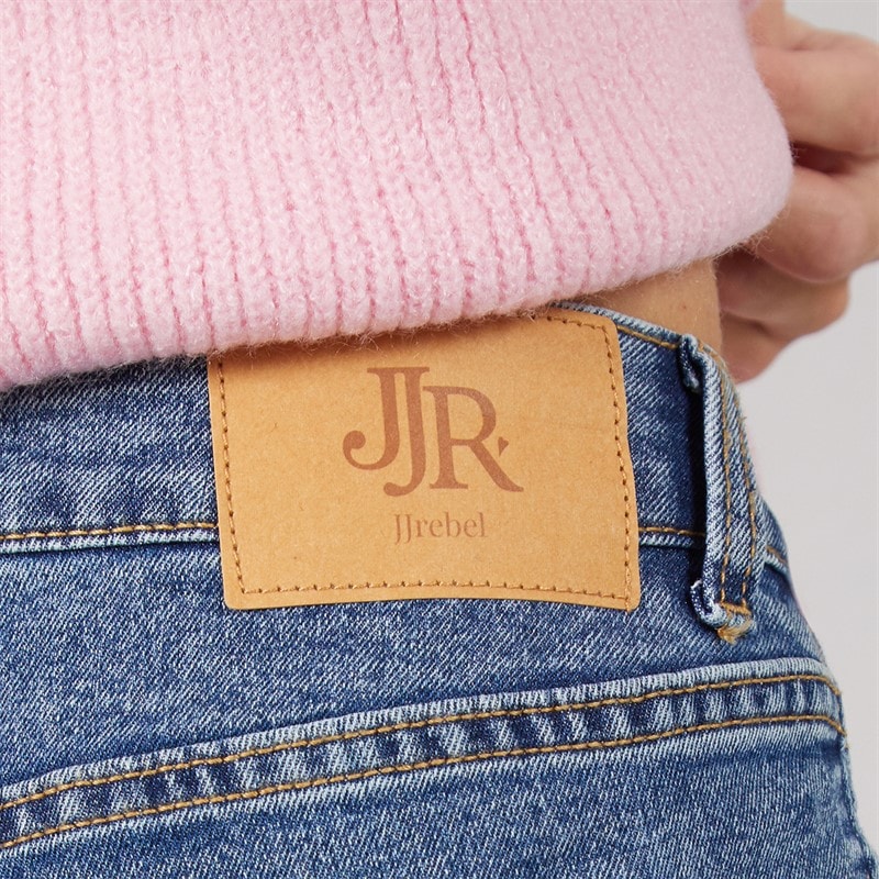 JJ REBEL Dame Michelle Skinny Fit Jeans 635 Mellemblå - Billede 3