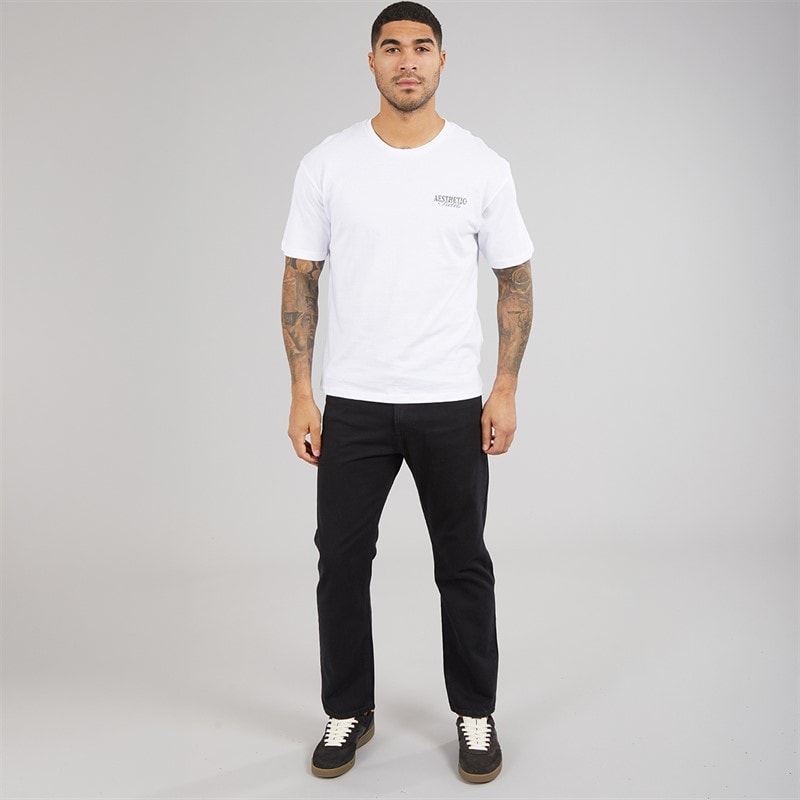JJ REBEL Herre Roxan Relaxed Fit Jeans Sort - Billede 4