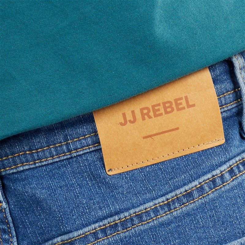 JJ REBEL Drenge Noah Almindelig Pasform Jeans Mid Blue - Billede 3