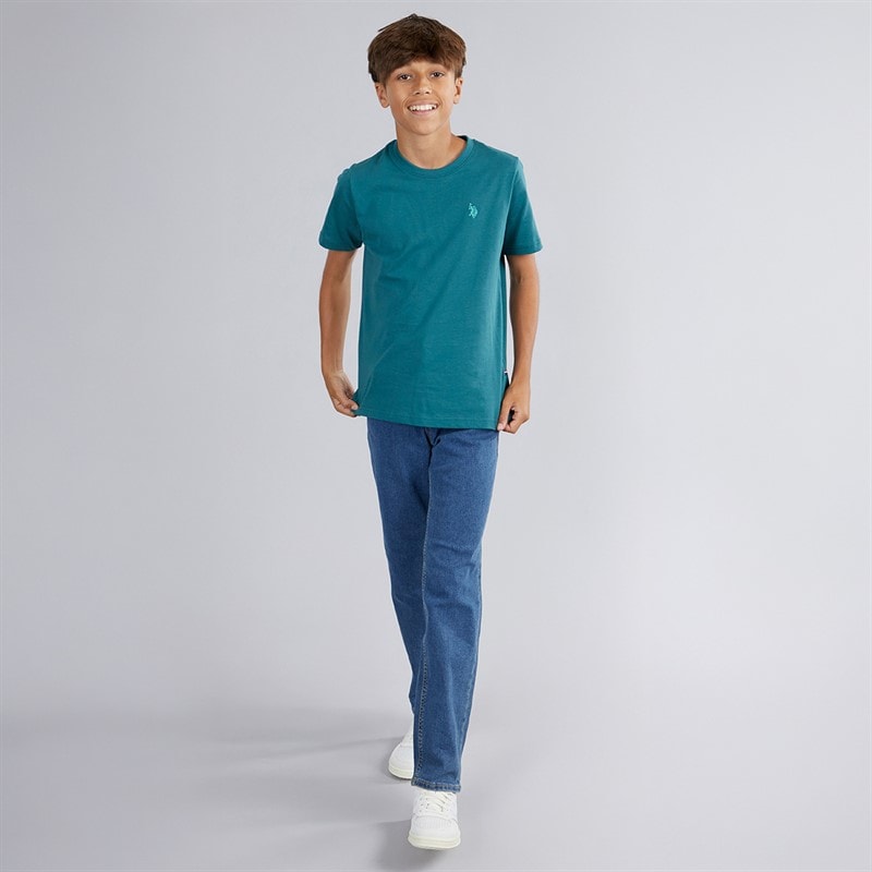 JJ REBEL Drenge Noah Almindelig Pasform Jeans Mid Blue - Billede 4
