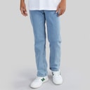 JJ REBEL Drenge Noah Almindelig Pasform Jeans Light Blue