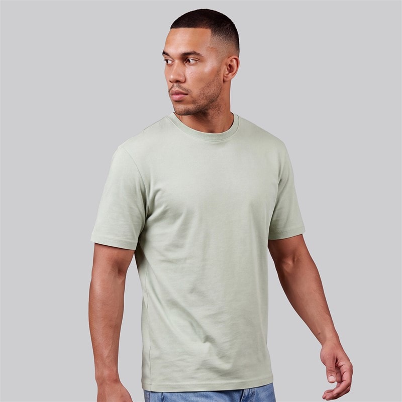 JJ REBEL Herre Simon T Shirt Aqua grå - Billede 2