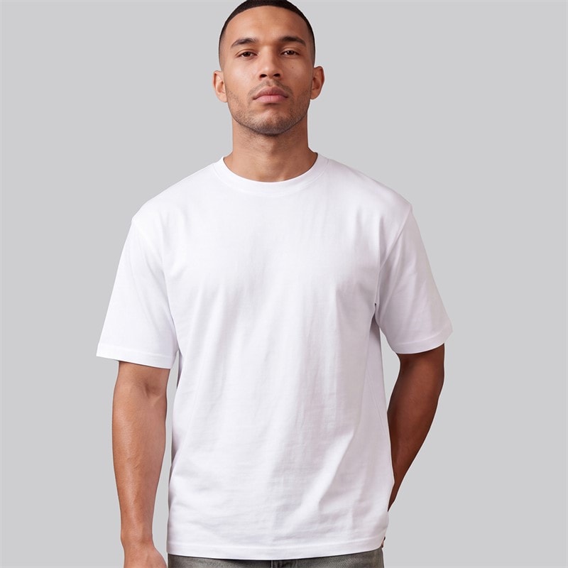 JJ REBEL Herre Simon T Shirt Hvid - Billede 2