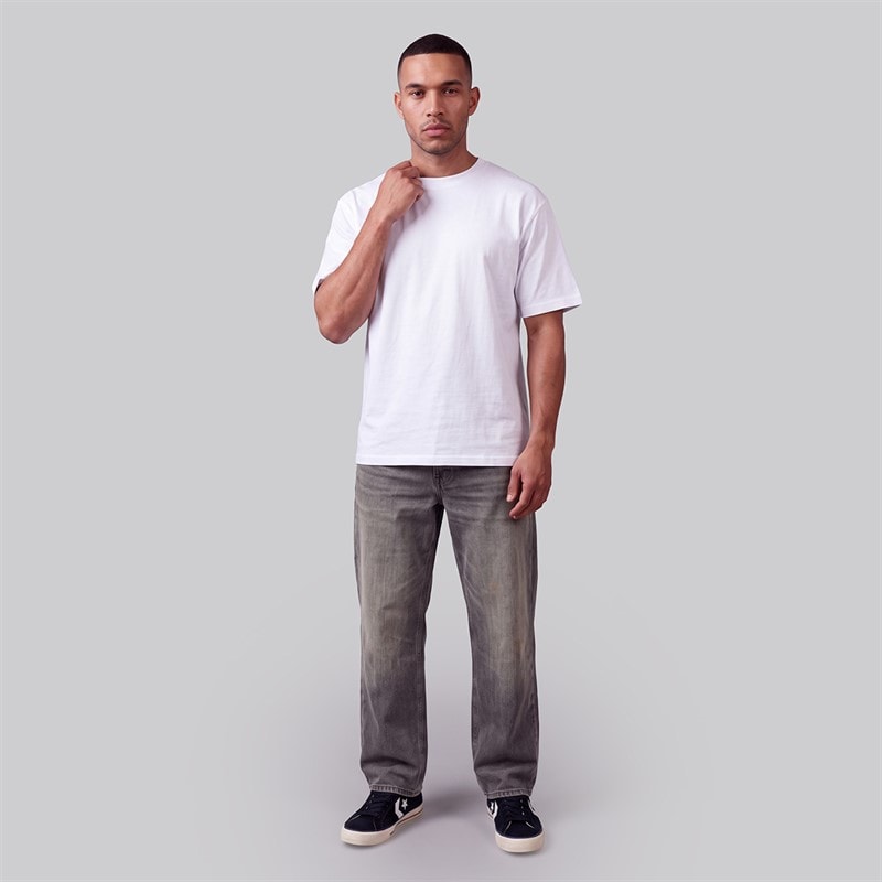 JJ REBEL Herre Simon T Shirt Hvid - Billede 4