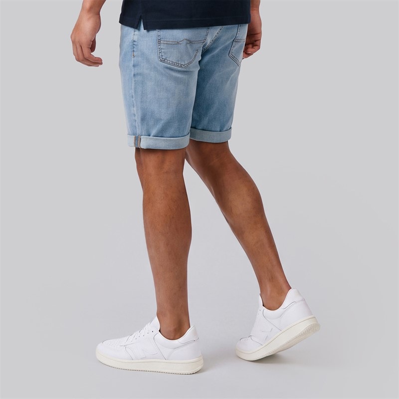 JJ REBEL Herre Craft Denim Shorts Blå - Billede 2