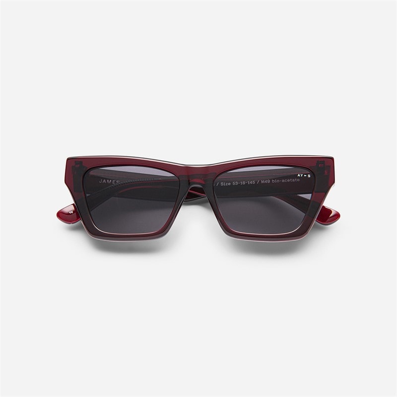 AY Studios Beam solbriller Transparent Burgundy - Billede 2