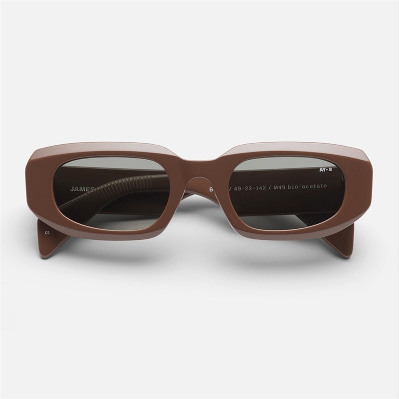 AY Studios Bloom Solbriller Solid Chocolate Brown - Billede 2