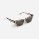 AY Studios Beam solbriller Transparent Oyster