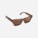 AY Studios Beam solbriller Transparent Coffee Brown