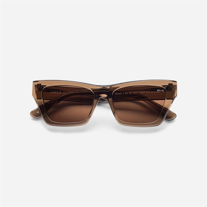AY Studios Beam solbriller Transparent Coffee Brown - Billede 2