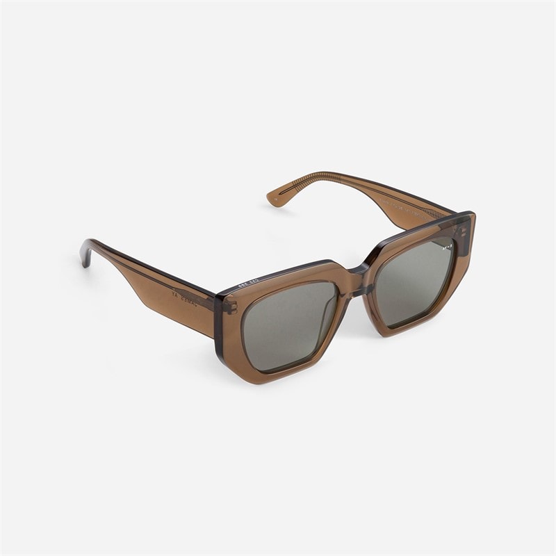 AY Studios Flash Solbriller Transparent Coffee Brown - Billede 1