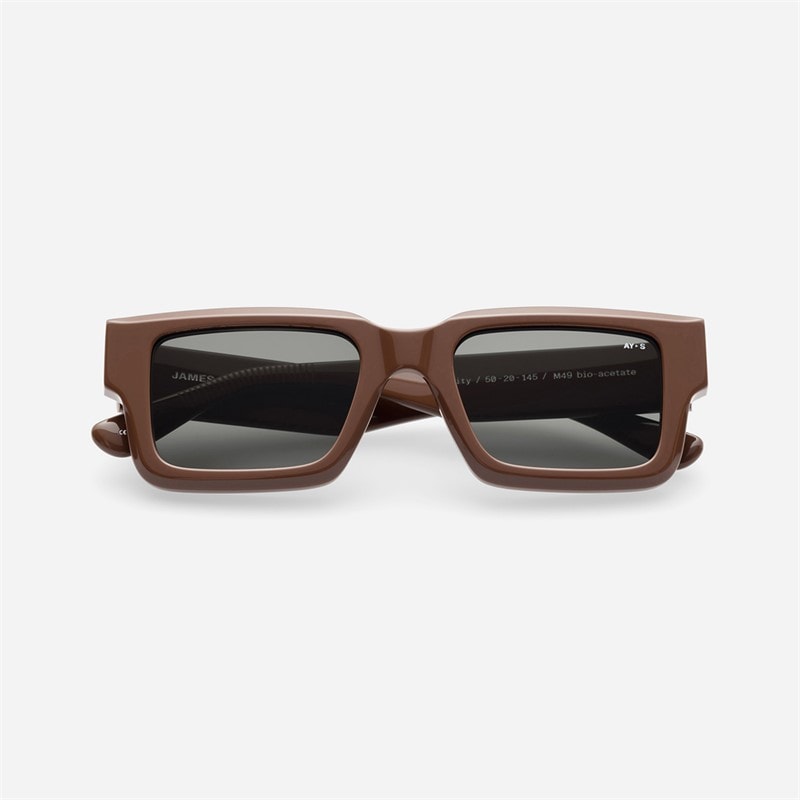 AY Studios Gravity Solbriller Solid Chocolate Brown - Billede 1
