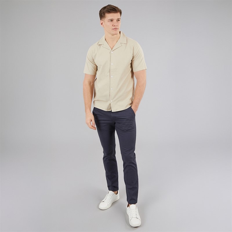 C.R.C. Herre Berry Lns Skjorte Brun - Billede 4