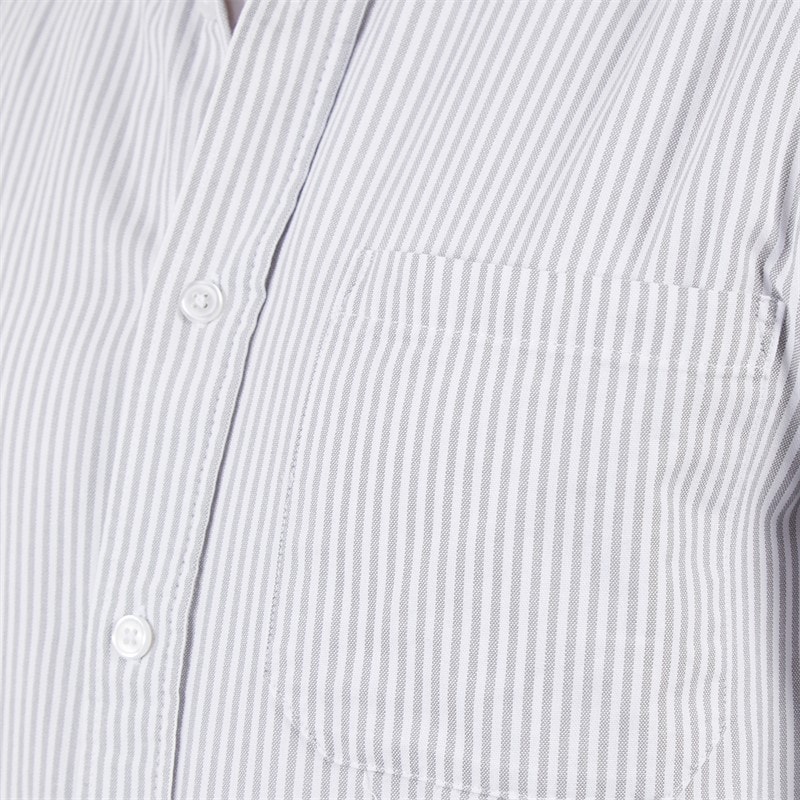 C.R.C. Herre Mosh Oxford Skjorte Olive/Hvid - Billede 3