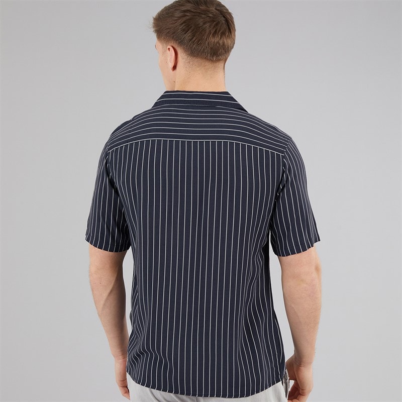 C.R.C. Herre Bær Skjorte Black Stripe - Billede 2