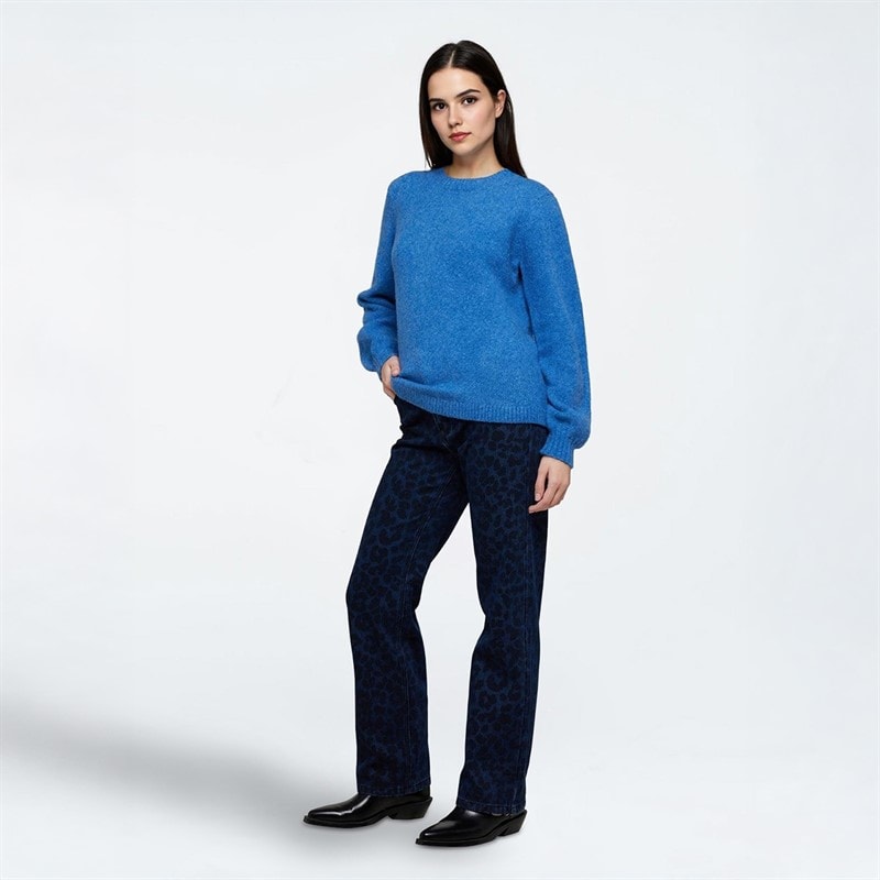 Moves Dame Asla Sweater 4041 Star Sapphire - Billede 3
