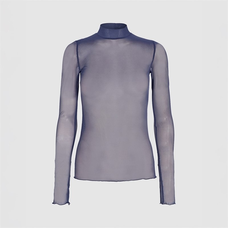 Moves Dame Filana Langærmet Bluse 0925 Patriot Blue