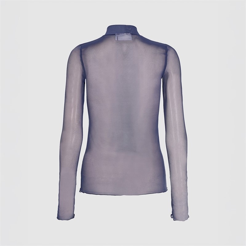 Moves Dame Filana Langærmet Bluse 0925 Patriot Blue - Billede 2