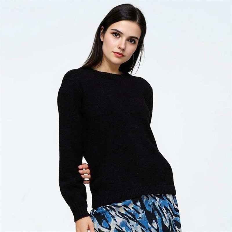 Moves Dame Asla Sweater 999 Black