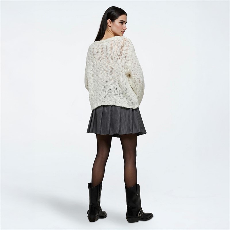Moves Dame Fylla Sweater 0105 Antique White - Billede 2